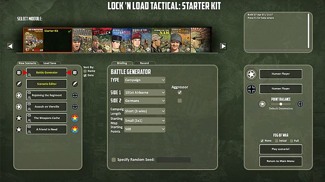 Lock 'n Load Tactical Digital: Battle Generator & Editor