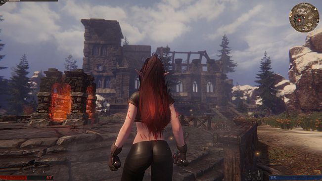Elven Huntress: Sunveil