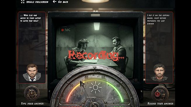 Suspicious Minds: interrogation simulator