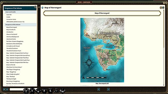 Fantasy Grounds - Thrones & Bones Adventure Book: Vengeance of the Valravn