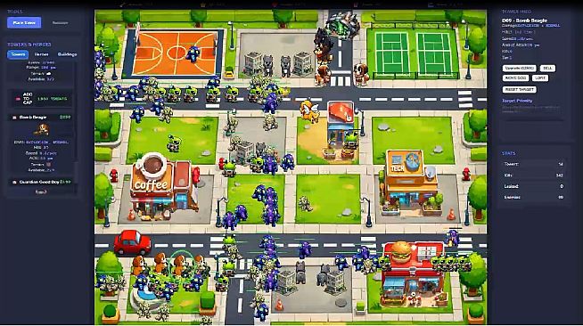 Rescue Dogs vs Aliens Tower Defense
