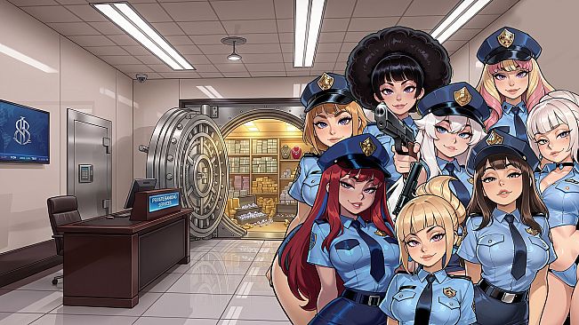 I tried to rob a bank, sexy cops and now are after me.