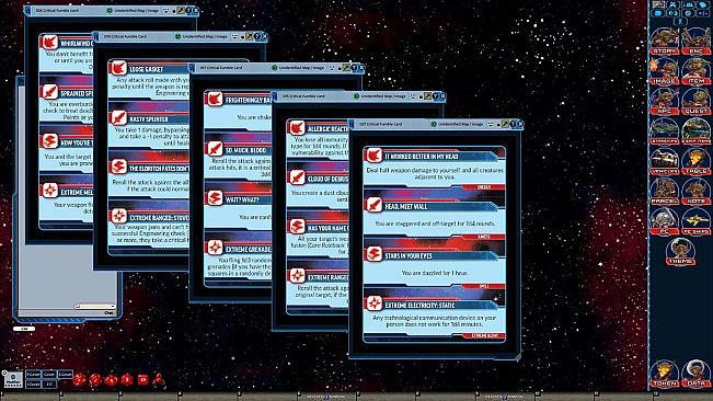 Fantasy Grounds - Starfinder RPG - Starfinder Critical Fumble Deck