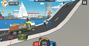Zombie Derby: Blocky Roads