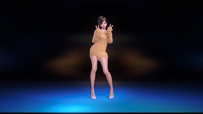 Angel Legion-DLC Off-Shoulder Sweater (Yellow)