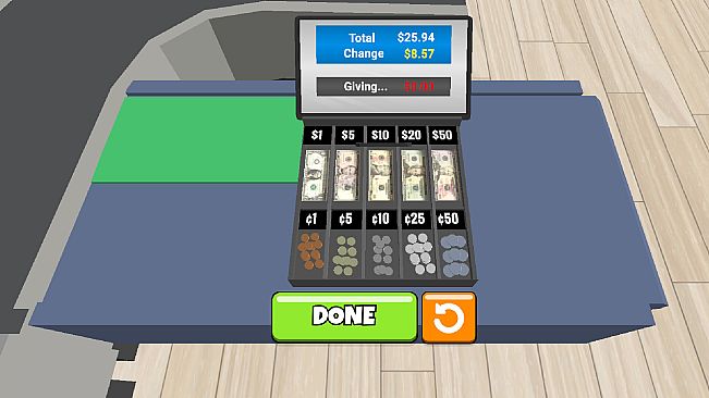 Market Cashier Simulator