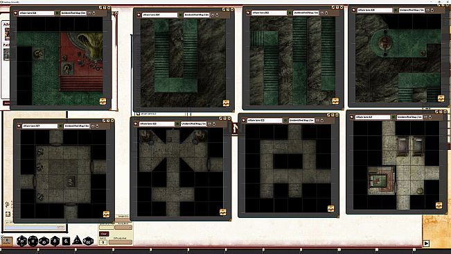 Fantasy Grounds - Pathfinder RPG - Pathfinder Flip-Tiles - Villain Lairs set