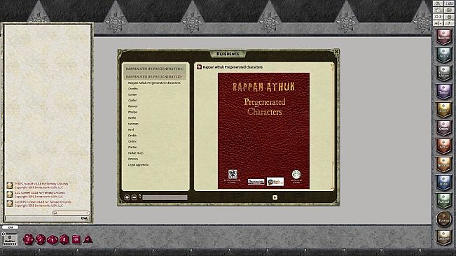 Fantasy Grounds - Rappan Athuk – Pregenerated Characters (PFRPG)