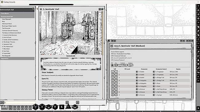 Fantasy Grounds - Dwimmerdark Hall for Shadowdark RPG