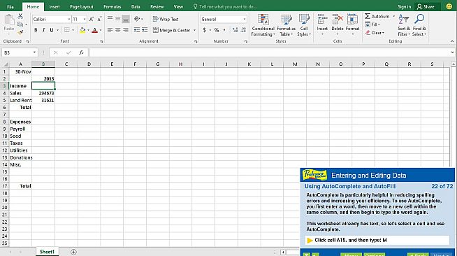Professor Teaches Excel 2016