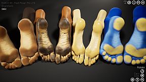 HAELE 3D - Feet Poses Pro - Drawing References