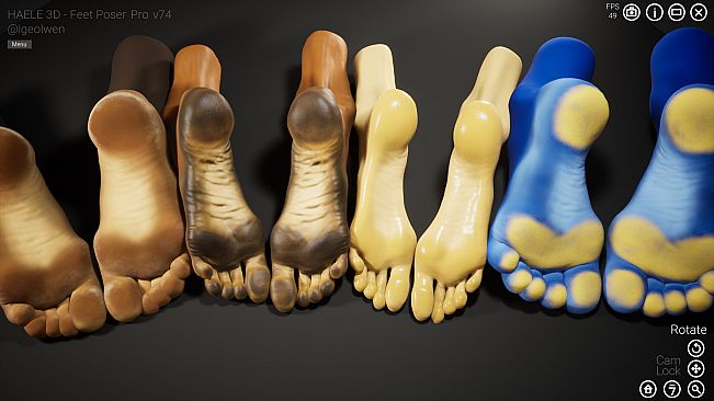 HAELE 3D - Feet Poses Pro - Drawing References