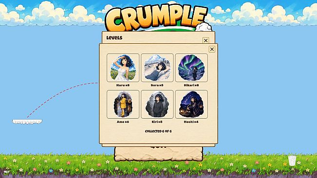 Crumple Toss