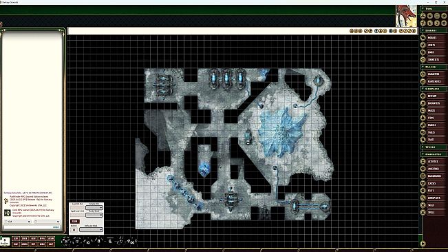Fantasy Grounds - Pathfinder RPG - Flip-Mat: Alien Ruins