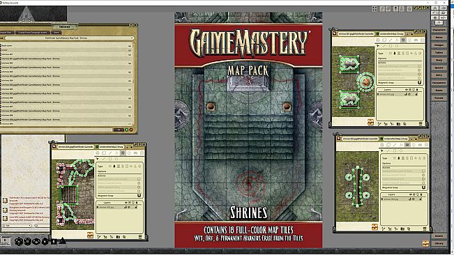 Fantasy Grounds - Pathfinder RPG - GameMastery Map Pack: Shrines