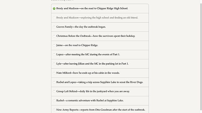 Zombie Exodus: Safe Haven — Side Stories 2