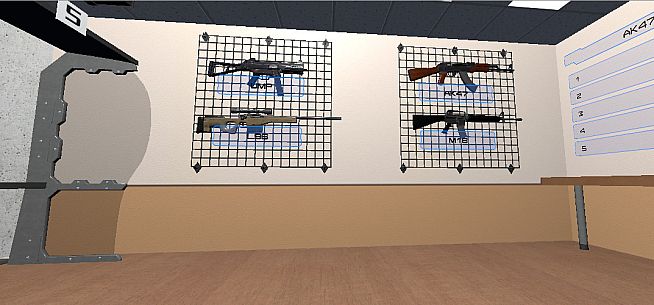 VR Shooting Range: Multiple Weapons
