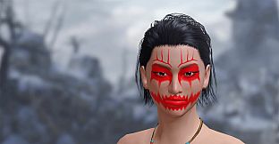 Monster Hunter Rise - "Ghost" face paint