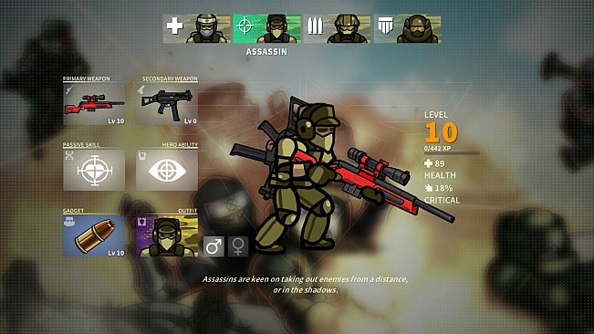 Strike Force Heroes Original Flash Outfits