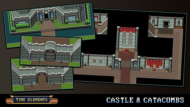 RPG Maker MZ - Time Elements - Castle and Catacombs