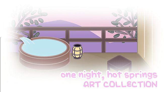 one night, hot springs - art collection