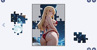 Fancy's Monster Girl Beach Jigsaw Puzzle