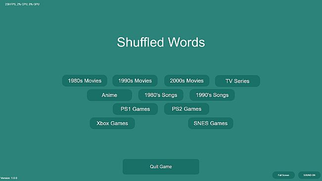 Shuffled Words