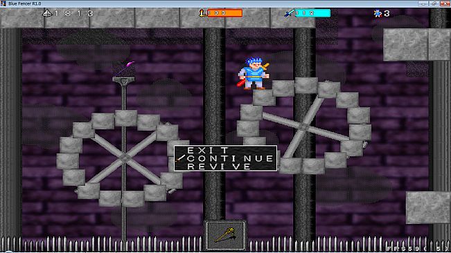 Blue fencer Resurrection