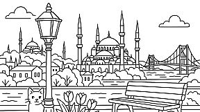 100 Cats Lost in Turkey Find & Color