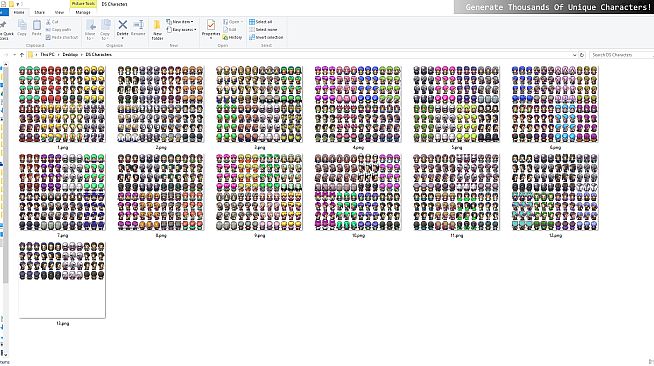 Game Character Hub: DS Generator Parts