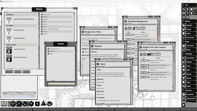 Fantasy Grounds - Cursed Scroll Zine, Vol. 1: Diablerie!