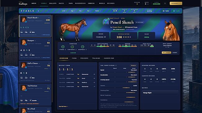 The Gallops: Horse Racing Manager