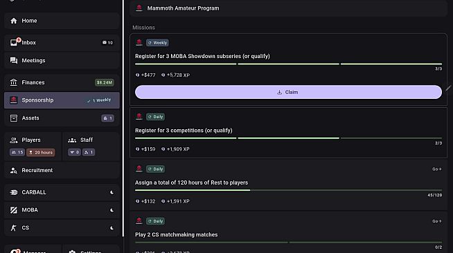 ESMO: Esports Manager Online