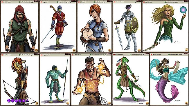 Fantasy Grounds - Book of Heroic Races: Age of Races (13th Age)