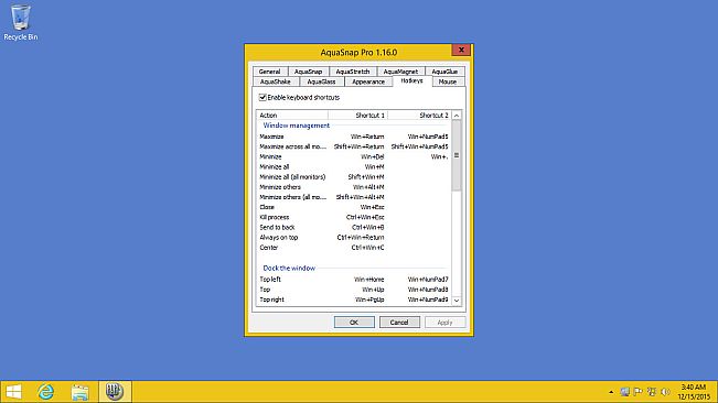 AquaSnap Window Manager