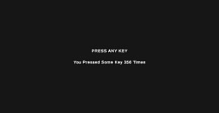 Press Any Key