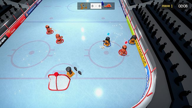 3 on 3 Super Robot Hockey