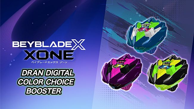 "BEYBLADE X XONE" DRAN DIGITAL COLOR CHOICE BOOSTER