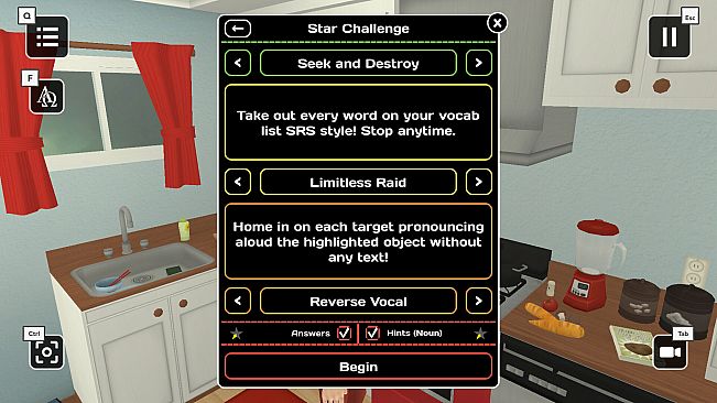 Influent Language Learning Game