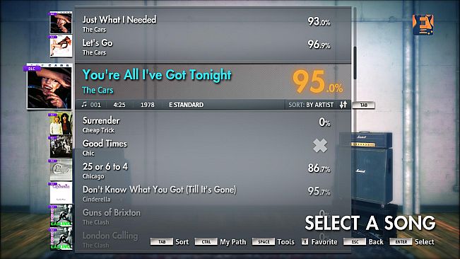 Rocksmith 2014 – The Cars - “You’re All I’ve Got Tonight”