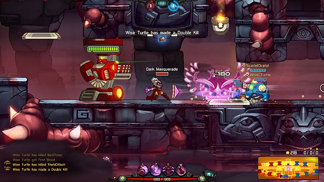 Awesomenauts - Dark Masquerade Qi'Tara Skin