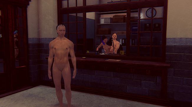 Cyberpunk men for Fuck in police