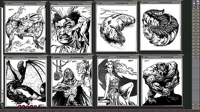 Fantasy Grounds - MC11 Monstrous Compendium Forgotten Realms Appendix (2E)