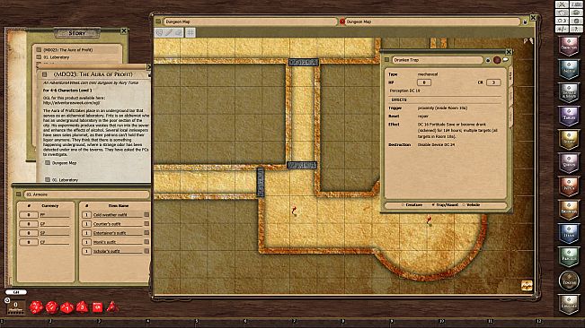 Fantasy Grounds - Mini-Dungeon #023: The Aura of Profit (PFRPG)