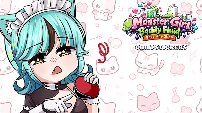 Monster Girl Bodily Fluid Beverage Shop - Chibi Stickers