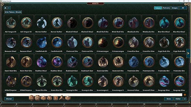 Fantasy Grounds - Grim Tokens - Ghoulish Hosts