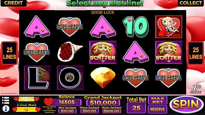 Valentines Desire - Casino Slot Simulations