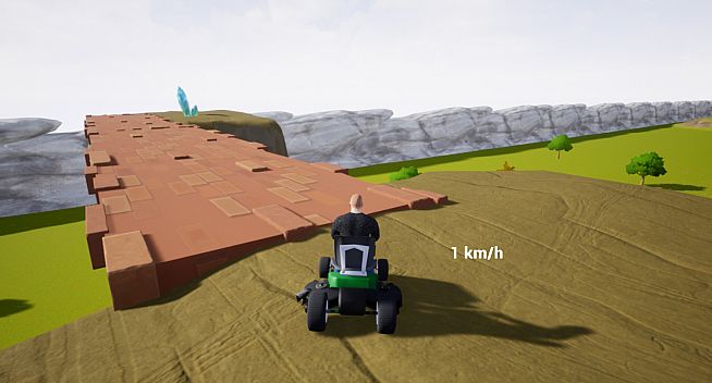 Lawnmower Game: Find Trump