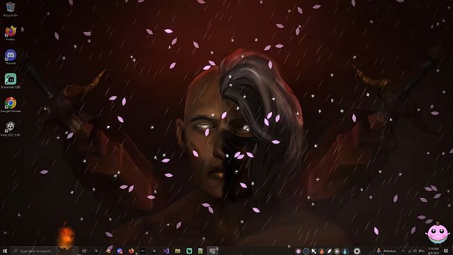 Cozy Desktop: Relaxing Weather and Atmosphere