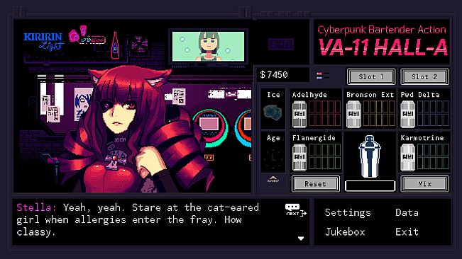 VA-11 Hall-A: Cyberpunk Bartender Action